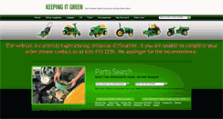 Desktop Screenshot of keepingitgreen.com